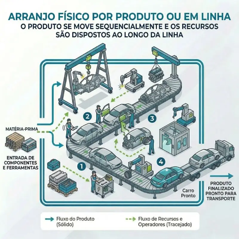 Arranjo físico celular