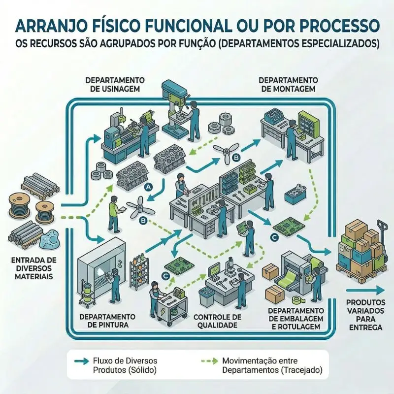 Arranjo físico por processo