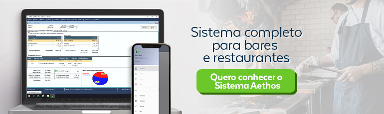 Sistema para bares e restaurantes Aethos Sistemas
