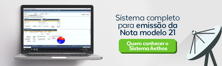 Sistema completo para nota modelo 21 Aethos Sistemas
