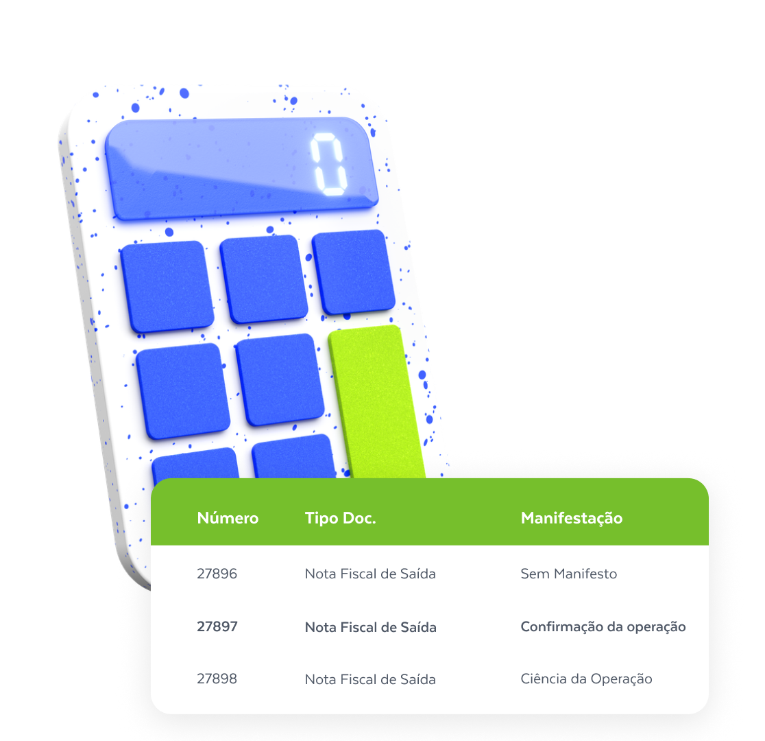 Lista de manifestações de notas